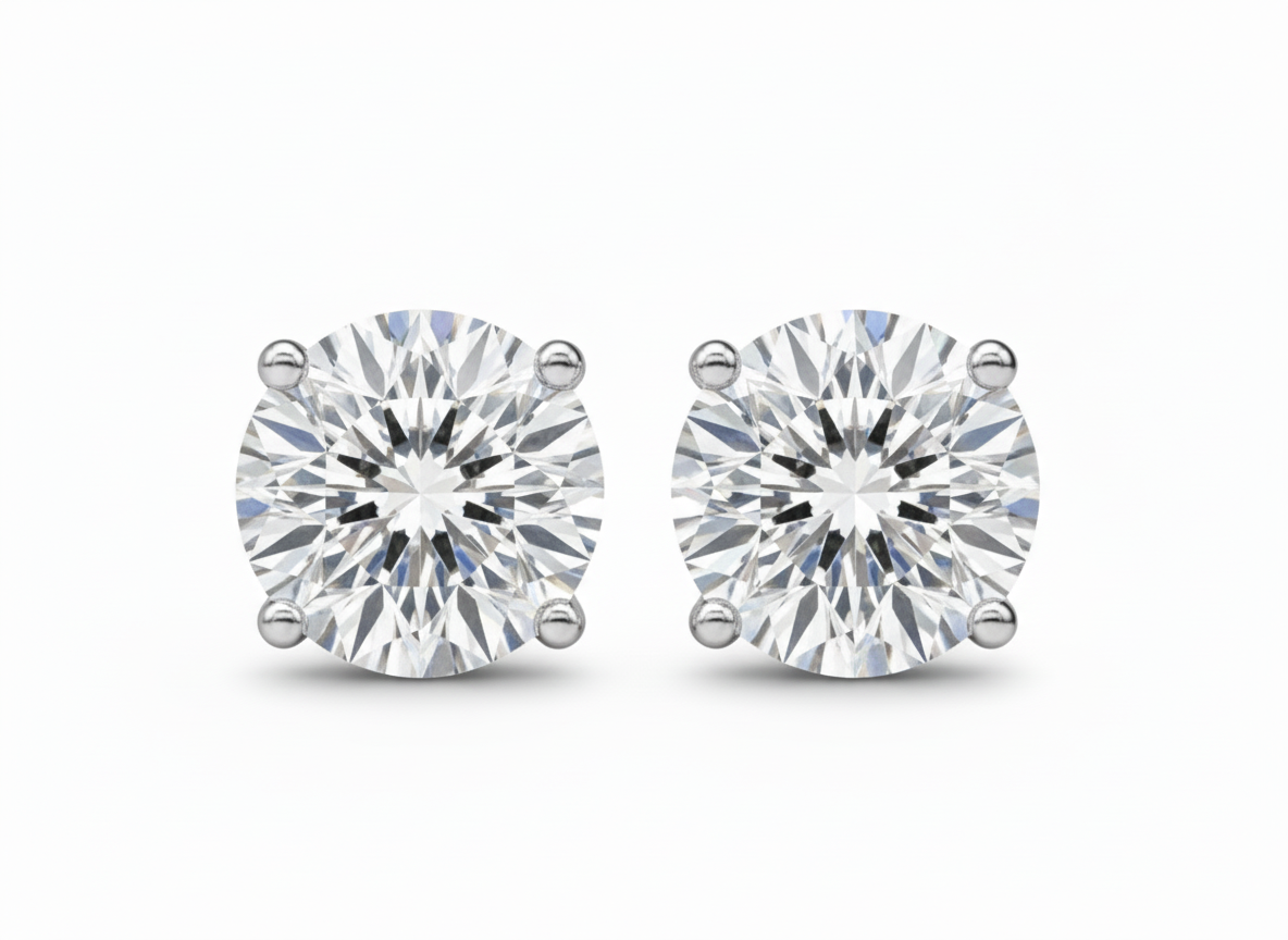 Classic Diamond Studs